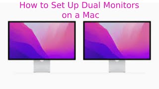 How to Set Up Dual Monitors on a Mac  Connect one or more external displays with your Mac [upl. by Berna]