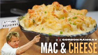 GORDON RAMSAYs Easy Creamy CHEESY HELLs KITCHEN Mac and CheeseRecipe in description [upl. by Kore889]