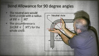 AVT 206 AampP  P2  Developing Sheet Metal Flats  The Math Behind the Bends [upl. by Arundell837]