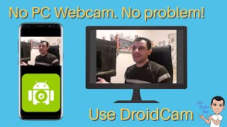 No PC Webcam Use your Android phone or tablet camera instead  DroidCam Setup [upl. by Reyotal]