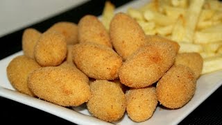 Cómo hacer croquetas de pollo asado [upl. by Ahseia443]