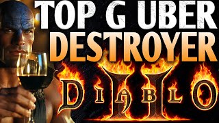 This Barbarian DESTROYS UBERS  Diablo 2 Resurrected [upl. by Ahseiat]