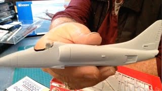 Airfix A4B Skyhawk 172 Part 3 Fuselage [upl. by Devol817]