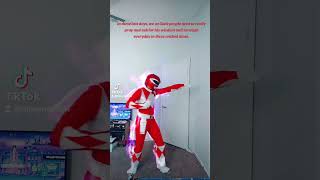 Red rangers TKD Kata with a motivational message martialarts kungfu god jesuschrist [upl. by Neibart]