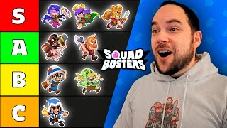 Squad Busters Tier List [upl. by Tigirb]