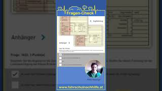 FragenCheck Frage 1622  Führerschein Österreich BTeil Nachhilfe [upl. by Ahsotan777]