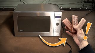 Scrapping Copper From A Microwave And Smelting A Copper Bar  How Much [upl. by Nehttam]