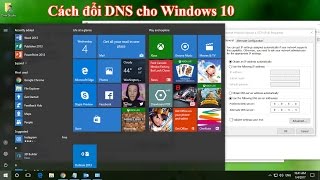 Hướng dẫn đổi DNS cho Windows 10  How to change DNS for Windows 10 [upl. by Esila]