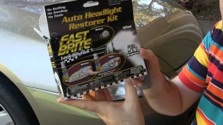 Fast Brite Headlight Restorer As Seen On TV EpicReviewGuys [upl. by Berhley]