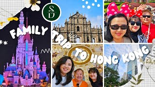 Exploring HONG KONG 🇭🇰 5day itinerary to Disneyland Citygate Outlet and Macau  Sib Dynasty [upl. by Alurd]