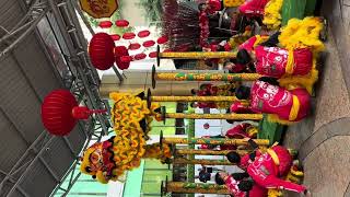 Barongsai Performance and share oranges for fortune in Impiana Hotel Kuala Lumpur kualalumpur [upl. by Micco]