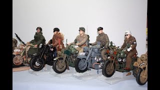 16 RC WWII Motorbikes collection [upl. by Ahsael]