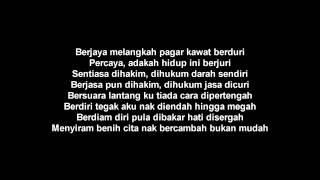 Malique Bukan Mudah feat Nukilan Karaoke Version YouTube [upl. by Airretal229]