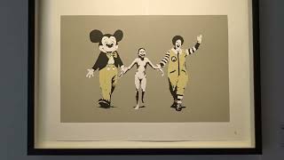 The Art of Banksy opened with a comprehensive show on Regent Street in London [upl. by Natassia]