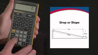 How to do Drop or Slope Calculations  Construction Master 5 [upl. by Buyer675]