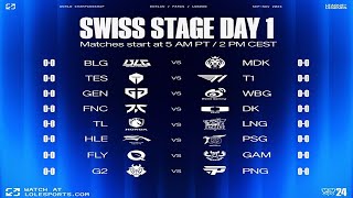 Worlds 2024 Highlights ALL GAMES Day 1 Swiss Stage  LoL World Championship 2024 Day 1 [upl. by Alleuol]