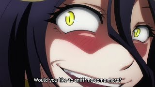 Albedo acting like a complete creep 😅  Overlord IV Episode 1 [upl. by Eydie]