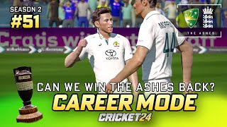 Can we win the Ashes back  Cricket 24 Career Mode 51 [upl. by Anauqahc]