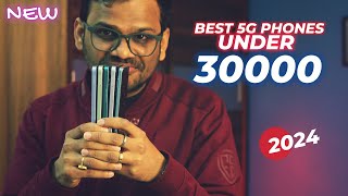 TOP 5 Best 5G Phones Under 30000 in JAN 2024 l Best Mobile Under 30000 [upl. by Kerin]