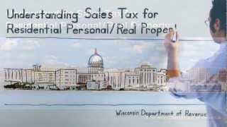 Understanding Sales Tax for Residential PersonalReal Property [upl. by Alboran]