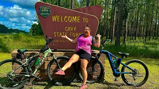 Biking Cary state forest warning there may be a desk pop in video dont ask my first one okay [upl. by Tomkin]