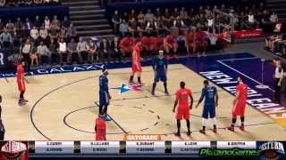 NBA 2K15 PS4  AllStar Game 2015  West AllStars vs East AllStars  2nd Half  HD [upl. by Kristos889]