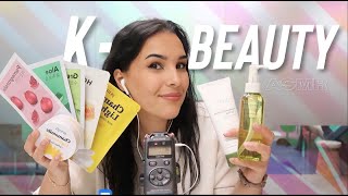 ASMR  UNBOXING SPECIAL KBEAUTY with FeelMySkinfr  code promo [upl. by Ademordna184]