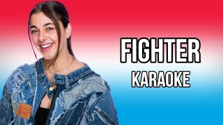 Tali  Fighter  Karaoke Version Instrumental  Luxembourg Song Contest 🇱🇺 [upl. by Naitsirt505]