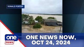 One News Now  Bicol residents ask for help after massive flooding due to Kristine [upl. by Ridinger413]