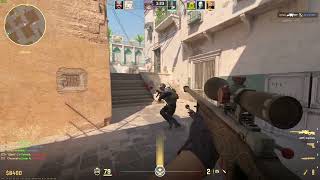 CS2 NO SCOPE AWP FIRST NOOB TEST CS2 [upl. by Leibman]