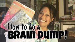 How To Do A Brain Dumpand Relieve the STRESS [upl. by Llewej]