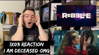 Rebelde  1x03 Hes Going Down REACTION [upl. by Akinhoj674]