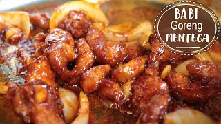 RESEP BABI GORENG MENTEGA ENAK ALA RESTORAN ❤️ DELICIOUS BUTTER FRIED PORK RECIPE [upl. by Billie518]