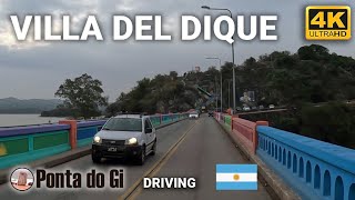 RP 5 de EMBALSE a VILLA DEL DIQUE driving TOUR virtual uhd 2024 PROVINCIA de CORDOBA  ARGENTINA [upl. by Nadroj]