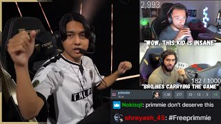 NRG FNS amp ScreaM React to TL Primmie Living up To his HYPE [upl. by Aramen]