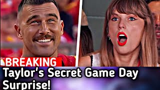 🚨BREAKING 🚨Taylor Swifts Secret Cameo at Travis Kelce Kansas City Chiefs Game [upl. by Anirbac591]