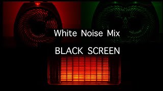 Fan Heater White Noise Mix to help you Sleep  Black Screen Sleep Sound [upl. by Ssidnak]