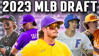 2023 MLB Draft Watch Party Who Will Go 1 Dylan Crews Paul Skenes Wyatt Langford Max Clark [upl. by Aileda]