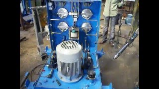 PRESTRESSING MACHINE for Concrete Electric Poles Sleepers  Compound walls [upl. by Dzoba]