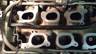 Ford Windstar P0171 P0174 Upper Intake Manifold Gasket Replacement [upl. by Aseek]