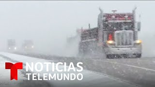 Tormenta invernal afectará al norte de Texas  Noticias Telemundo [upl. by Zeb582]