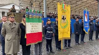 Napoli il giuramento solenne degli allievi del 235esimo corso della Scuola Militare Nunziatella [upl. by Mehelhteb540]