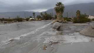 Borrego Flash Flood Street Flow 082513 [upl. by Sadnac]