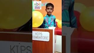 Kips Ukg kids Childrens day speech school education celebration [upl. by Ehcropal977]