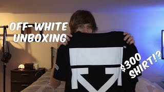 OFFWHITE Unboxing quot300 Shirtquot [upl. by Otreblon]