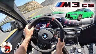 The BMW M3 CS is the Best Driving Sedan You Can Buy POV Drive Review [upl. by Lillywhite]