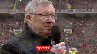 Sir Alex Fergusons farewell speech [upl. by Salina]