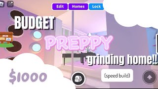 1k PREPPY Grinding Home in ADOPT ME BUDGET  BrightMedievalRoblox [upl. by Baecher519]