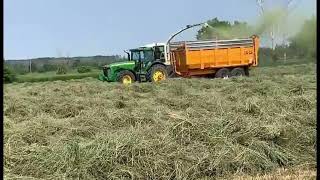 Canadian Haylage Harvest 2023 [upl. by Piero]