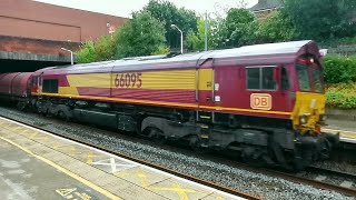 DB 66095 carrying various metals seen passing through Belper [upl. by Ocnarf140]